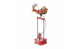 ROKR Santa on Sleigh Pendulum Wooden Model Kit