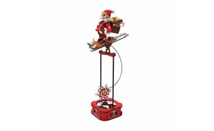 ROKR Santa on Skis Pendulum Wooden Model Kit