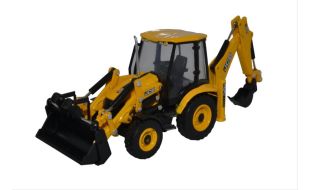 Oxford Diecast 1/76 Scale JCB Eco Backhoe Loader Die Cast Model