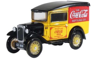 Oxford Diecast 1/76 Scale Coca Cola Austin Seven Van Die Cast Model