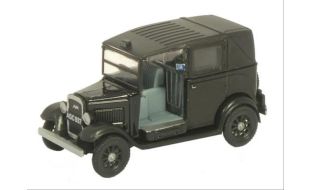 Oxford Diecast 1/76 Scale Black Austin Tax Die Cast Model