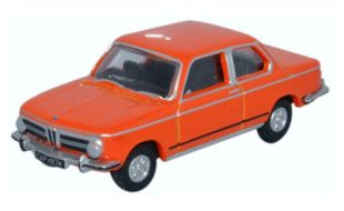 Oxford Diecast 1/76 Scale BMW 2002 Colorado Orange Die Cast Model 