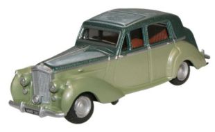 Oxford Diecast 1/76 Scale Balmoral Green Met./Ice Green Bentley MkVI Die Cast Model