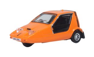 Oxford Diecast 1/76 Scale Bond Bug Orange Die Cast Model