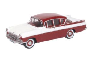 Oxford Diecast 1/76 Scale Vauxhall Cresta Venetian Red Polar White Die Cast Model