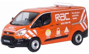 Oxford Diecast 1/76 Scale Ford Transit Custom RAC Die Cast Model