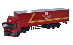 Oxford Diecast 1/76 Scale DAF 85 40ft Box Trailer Royal Mail Die Cast Model 