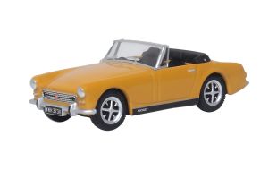 Oxford Diecast 1/76 Scale MG Midget MkIII Bronze Yellow Die Cast Model