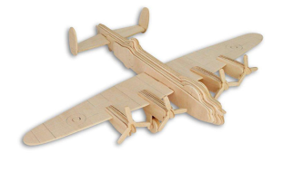 Quay Lancaster Bomber Wooden Model Kit
