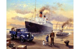 Painting By Numbers Queen Mary Departs