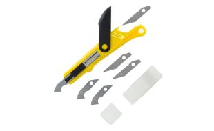 Modelcraft Plastic Cutter Scriber Tool & 5 Spare Blades