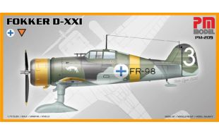 PM Models 1/72 Scale Fokker D-XXI (FR-98) Model Kit