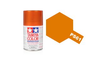 Tamiya Polycarbonate Spray Paint (100ml) - Metallic Orange