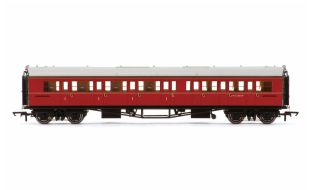 Hornby BR, Collett 'Bow-Ended' Corridor Composite (Left Hand), W6138W - Era 5 OO Gauge
