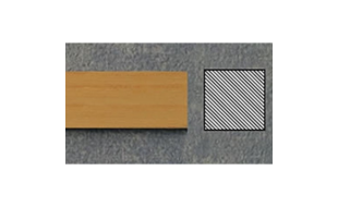 450mm Timber Beam Lengths Pack of 6 for 12th Scale Dolls House