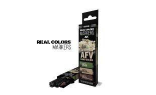 AK Interactive Late German AFV Camo Colours Markers Set