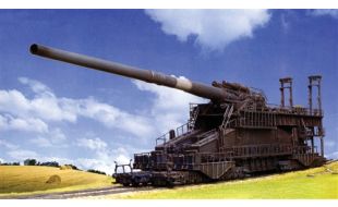 Sora Art 1/144 Scale Dora 80cm WWII German Super Heavy Railway Gun Model Kit