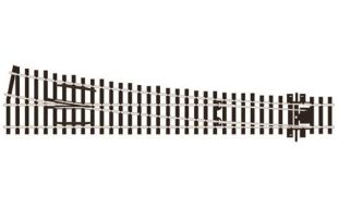 Peco SL-E88 Turnout, Large Radius, Right Hand OO Gauge