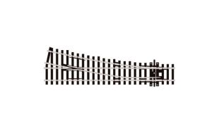 Peco SL-E91 Turnout, Small Radius, Right Hand OO Gauge