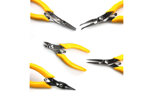 Stainless Steel Hobby Pliers and Cutters - Bent Nose