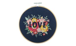 Trimits Love Embroidery Hoop Kit
