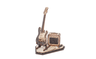 ROKR Electric Guitar Wooden Model Kit