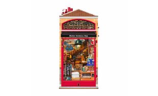 Rolife Wisdom Stationery Shop 3D Wooden DIY Miniature House Book Nook