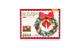 Rolife Christmas Wreath Wooden Model Kit