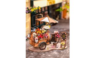 Rolife Blossom Cart Wooden Model Kit
