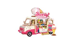 Rolife Beverly's Ice Cream Truck DIY Miniature Dollhouse Kit