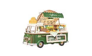 Rolife Leo's Coffee Truck Wooden Model Kit