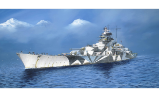Trumpeter 1:200 Scale German Navy Tirpitz WWII Battleship