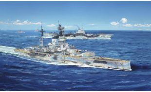 Trumpeter 1/350 Scale British Royal Navy HMS Resolution Battleship Model Kit
