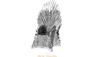 Metal Earth Game of Thrones Iron Throne 3D Metal Model Kit