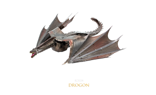Metal Earth Game of Thrones Drogon 3D Metal Model Kit