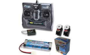 Model Truck Radio Package - 5 Channel Radio, Servos, Battery and Charger