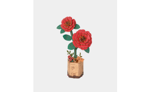 Rowood Red Camellia Wooden Model Kit