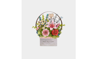 Rowood Flower Basket Wooden Model Kit