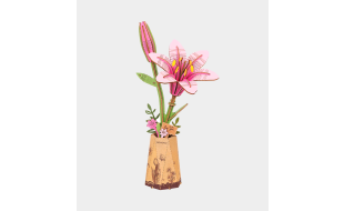 Rowood Pink Lily Wooden Model Kit