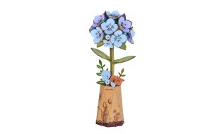 Rowood Blue Hydrangea Wooden Model Kit