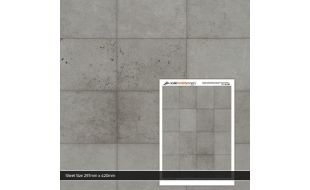Scale Model Scenery Concrete Hardstanding Texture Paper (Pack of 5) OO Gauge