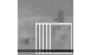 Scale Model Scenery Weathered Asphalt Texture Paper (Pack of 5) OO Gauge