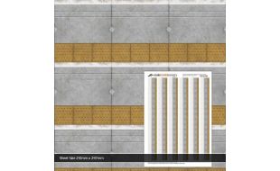 Scale Model Scenery Network Rail Platform Edge Coping With Buff Tactile Paving (Pack of 5) OO Gauge