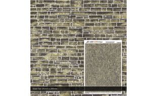 Scale Model Scenery Yorkshire Stone Texture Paper (Pack of 5) OO Gauge