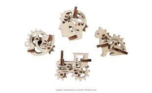 UGears Model U-Fidget Tribiks Wooden Model Kit