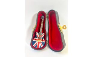 Union Jack Guitar for 12th Scale Dolls House