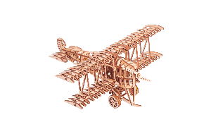 Wood Trick Plane Wooden Model Kit