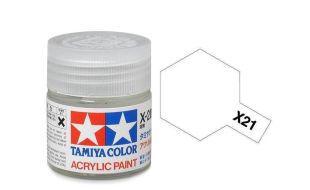 Tamiya Acrylic Gloss Paint (10ml) - Flat Base