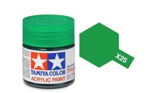 Tamiya Acrylic Gloss Paint (10ml) - Clear Green