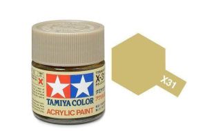 Tamiya Acrylic Gloss Paint (10ml) - Titanium Gold